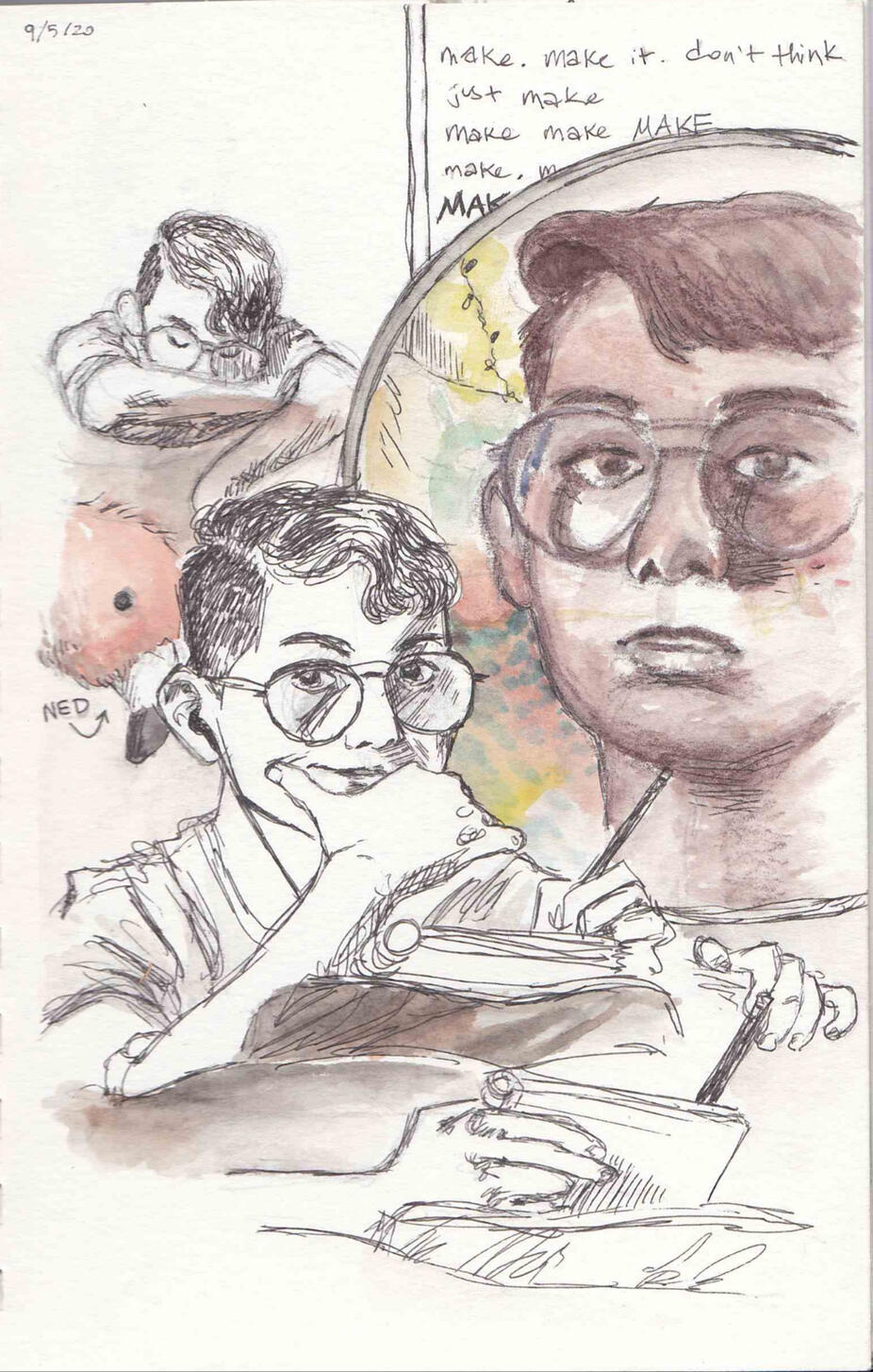 Susana 1 - Drypoint, 2020