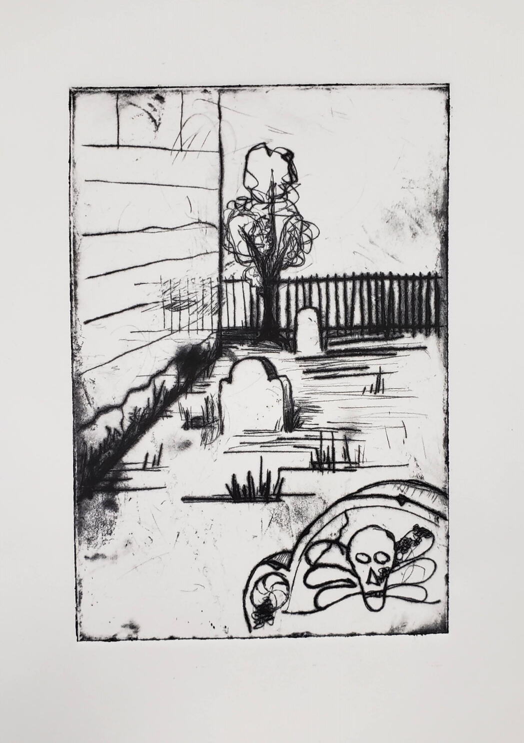 Susana 2 - Drypoint, 2020